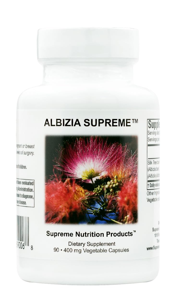 Supreme Nutrition Albizia Supreme - 90 Silk Tree Bark Vegetarian Capsules