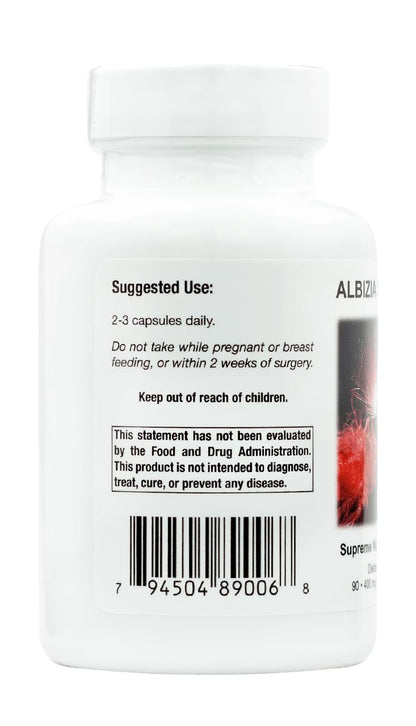 Supreme Nutrition Albizia Supreme - 90 Silk Tree Bark Vegetarian Capsules