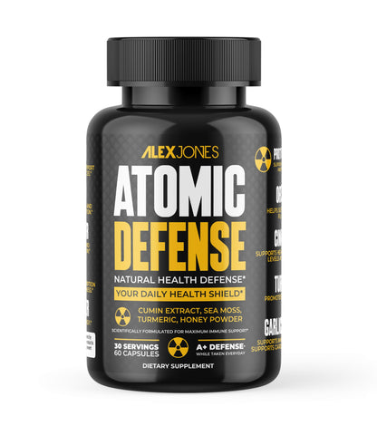 Alex Jones Naturals Atomic Defense – Organic Sea Moss Capsules for Immune Support