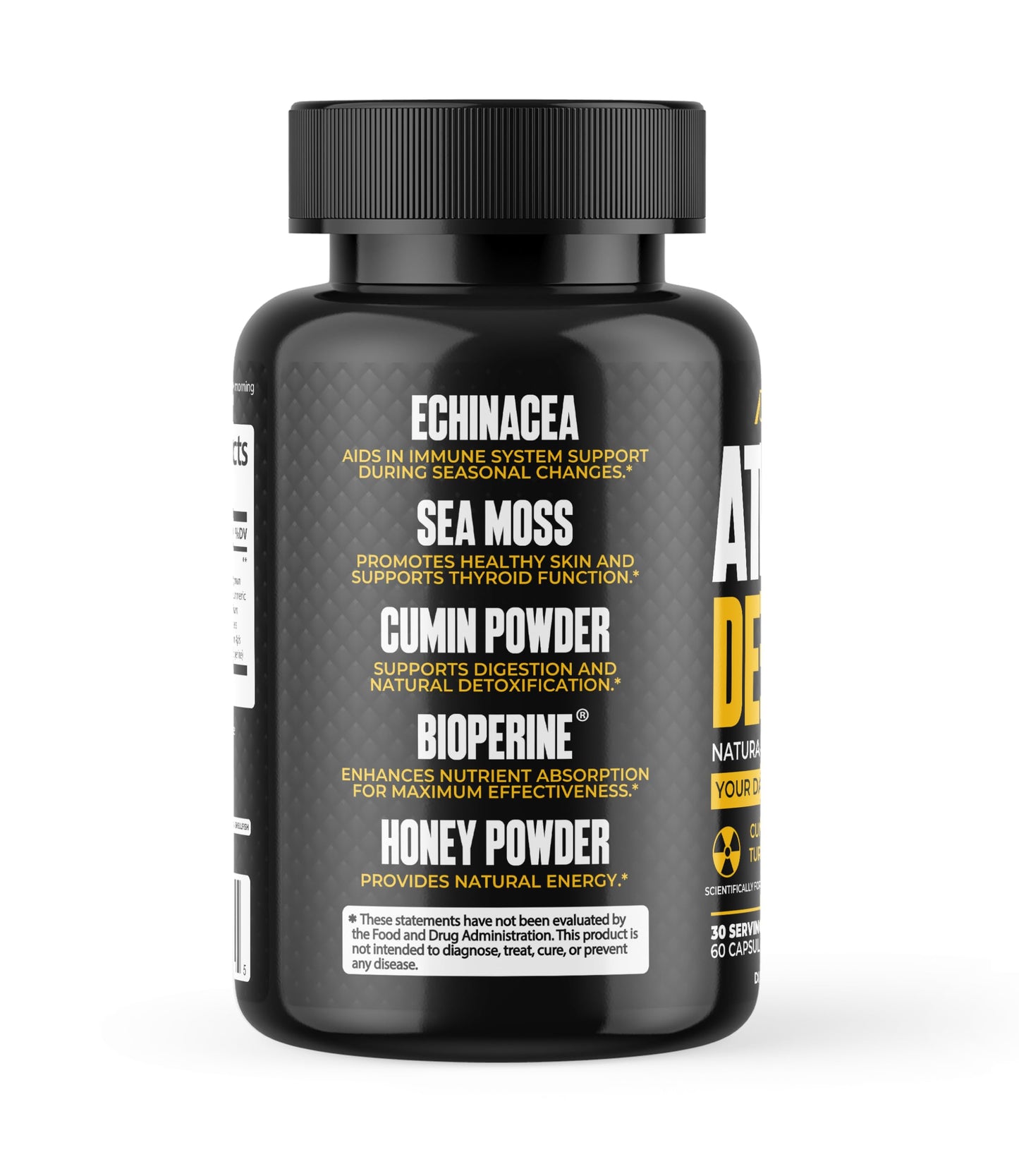 Alex Jones Naturals Atomic Defense – Organic Sea Moss Capsules for Immune Support