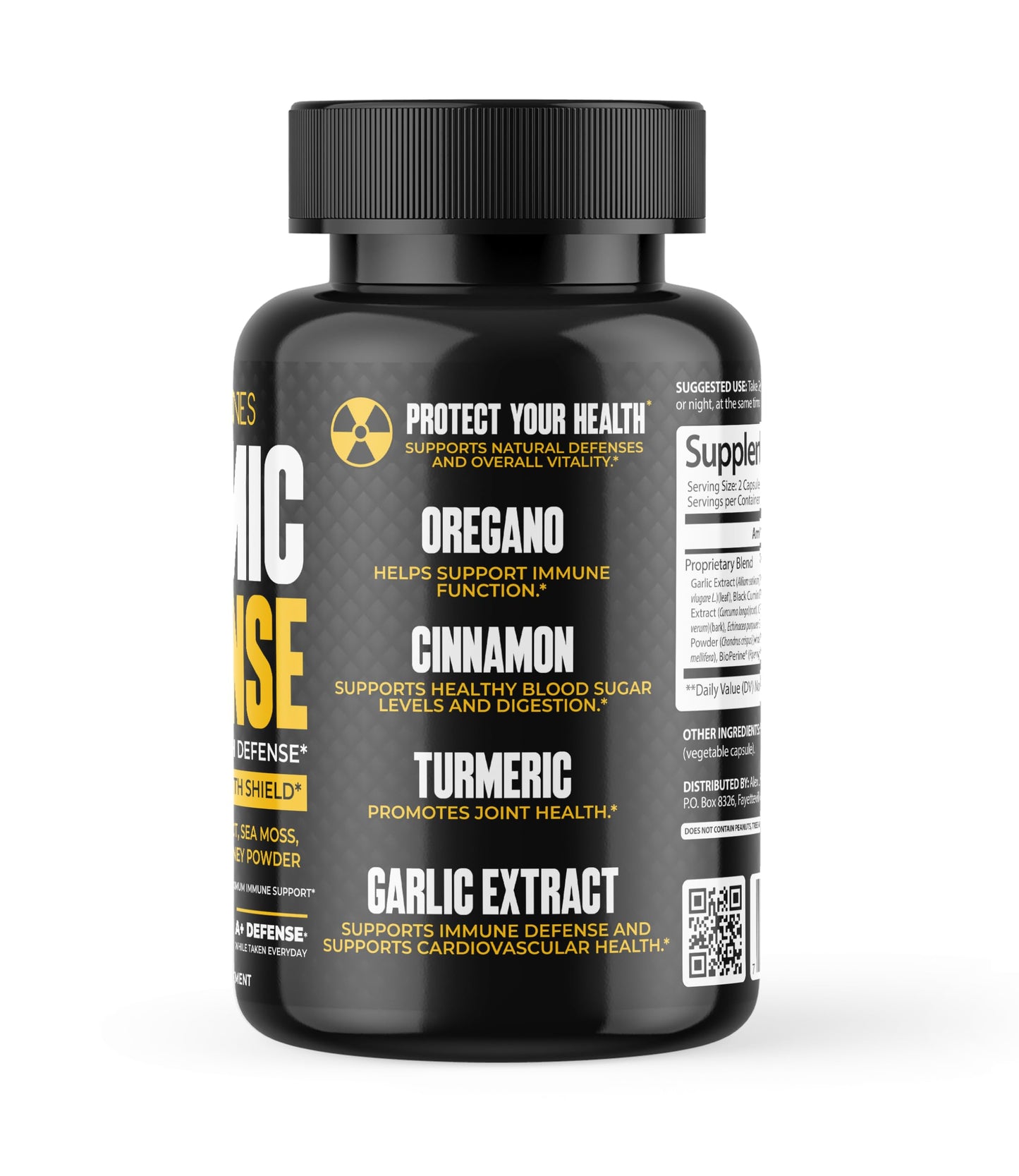 Alex Jones Naturals Atomic Defense – Organic Sea Moss Capsules for Immune Support