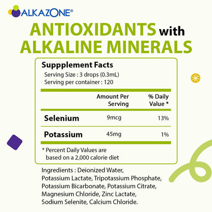 ALKAZONE Balance Your pH – Antioxidant Alkaline Mineral Booster (2 Packs)