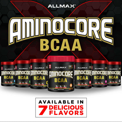 ALLMAX AMINOCORE BCAA Powder – Watermelon, 8,180 mg BCAAs, 945 g