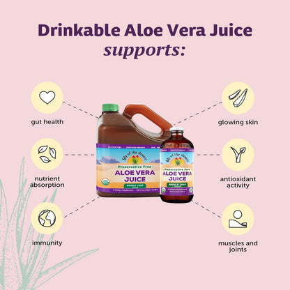 Lily of the Desert Aloe Vera Juice Whole Leaf 2-Pack 32 fl oz