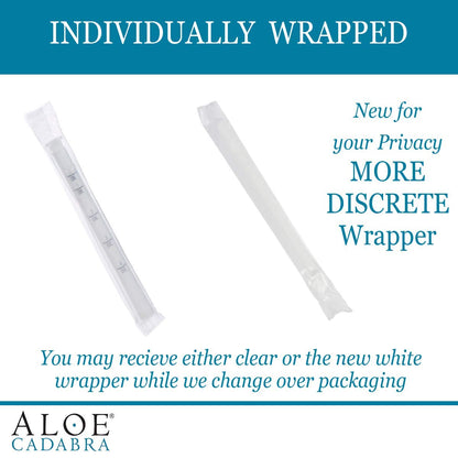 Aloe Cadabra Disposable Vaginal Applicators – Pack of 15 | Individually Wrapped, 4GM Dosing