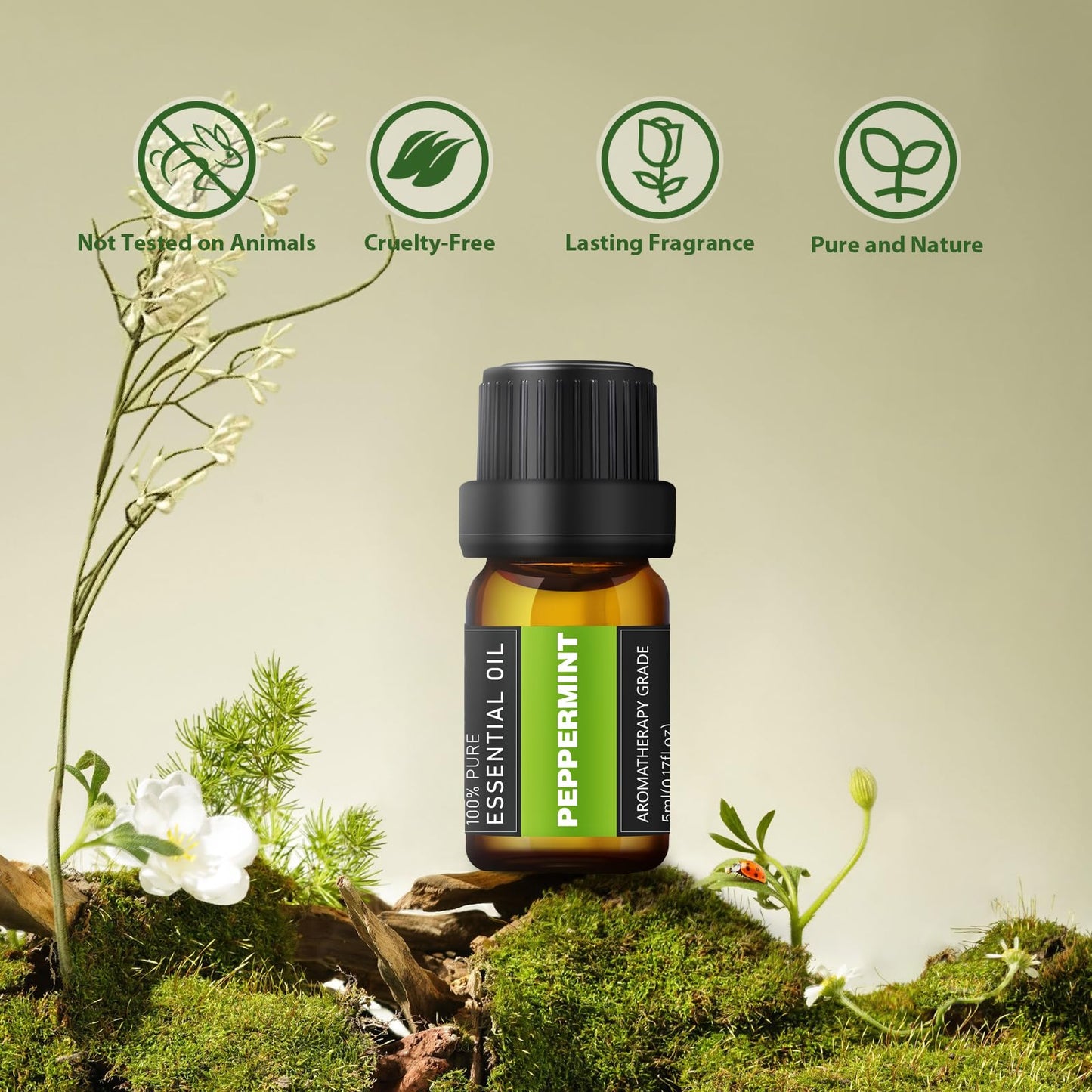24 x 5ml Essential Oils Set – Natural Oils for Diffuser & DIY Projects