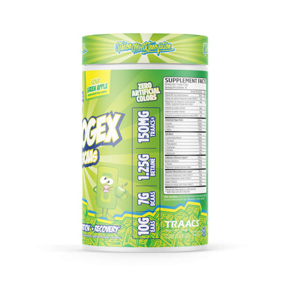 VMI Sports Aminogex Ultra – BCAA + EAA Powder with Electrolytes (30 Servings) PEZ Sour Green Apple