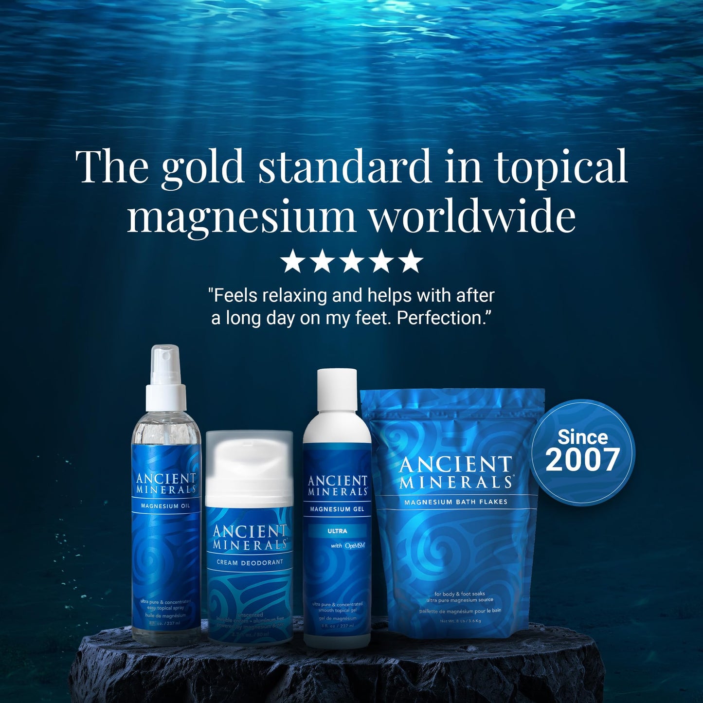 Ancient Minerals Magnesium Lotion Ultra with MSM – Zechstein Topical Lotion 5oz