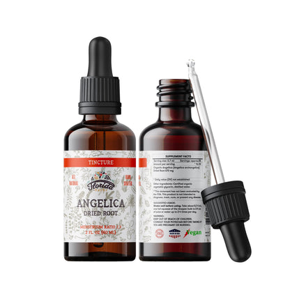 Angelica Tincture - Organic Angelica Extract, 700 mg, 2 oz (60 ml) Non-GMO