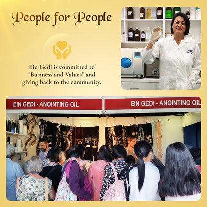 Anointing Oil for Prayer – 3 Bottles (10ml) Frankincense, Myrrh & Spikenard | Holy Land - Ein Gedi