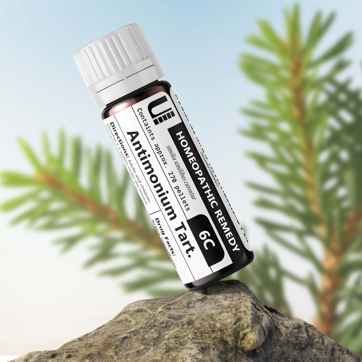 Antimonium Tartaricum 6C Homeopathic Remedy - 270 Pellets | Urenus