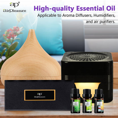 ap airpleasure Fresh Essential Oils Set – 6x10ml Aromatherapy Oil Gift Kit