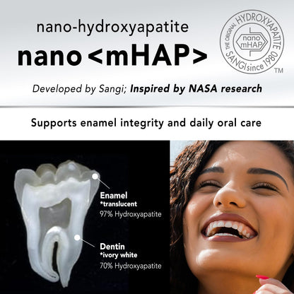 APAGARD M-Plus Nano-Hydroxyapatite Toothpaste – Fluoride-Free, Naturally Whiter Teeth, 130g Family 3-Pack
