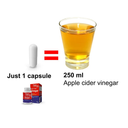 Reduce Abdominal Fat - Apple Cider Vinegar Capsules | Best for Weight Loss - NI UNA DIETA MÁS