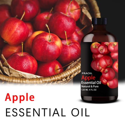 Apple Essential Oil 4 oz (120 ml) for Diffuser, Humidifier, DIY Candles & Soap – FRAOIL