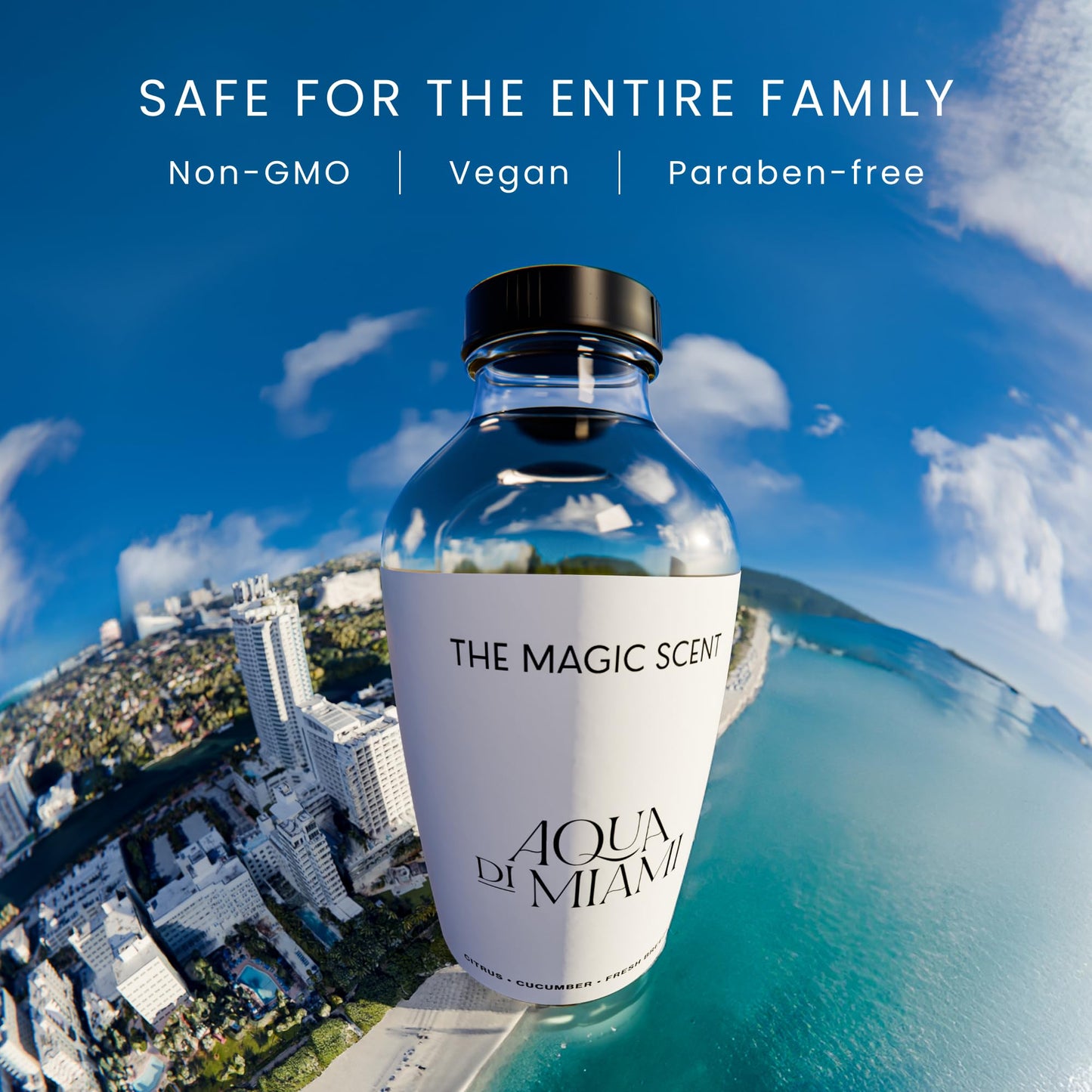 The Magic Scent Aqua di Miami Diffuser Oil – Hotel & Home Luxury Scents (8.5 fl oz / 250 mL)