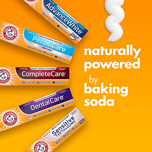 ARM & HAMMER Advance White Extreme Whitening Toothpaste – 4.3 oz (Pack of 6) | Baking Soda & Peroxide Whitening
