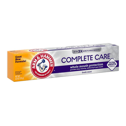 ARM & HAMMER Complete Care Fluoride Toothpaste – Fresh Mint 6 oz (Pack of 12)