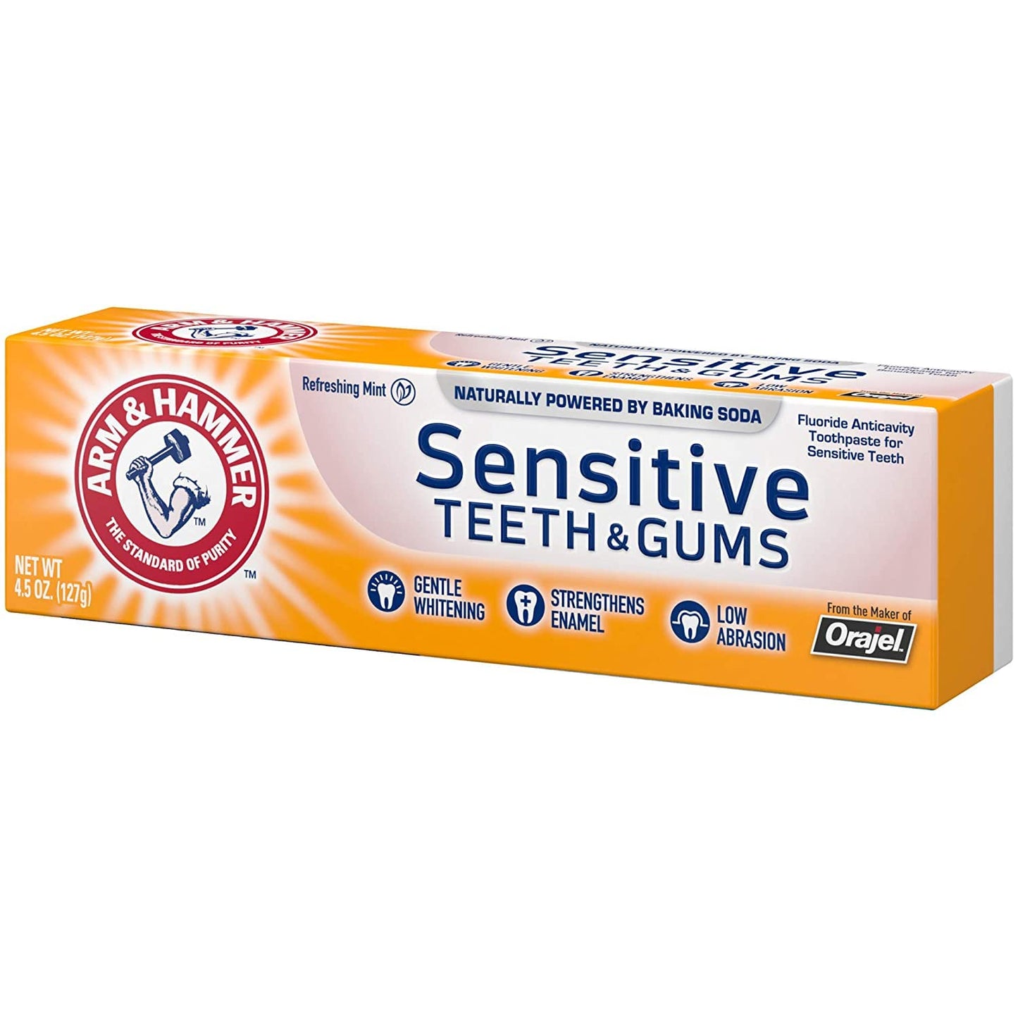 ARM & HAMMER Sensitive Teeth & Gums Toothpaste 4.5 oz – Pack of 10