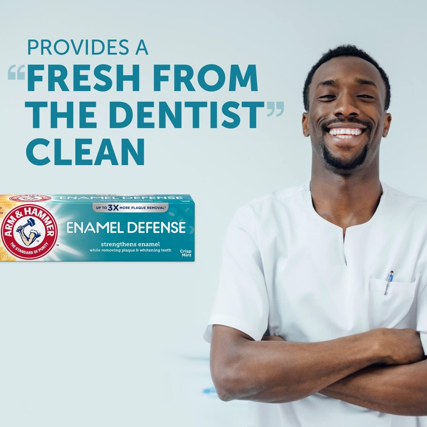 ARM & HAMMER Truly Radiant Bright & Strong Fluoride Toothpaste – Fresh Mint 4.3 oz