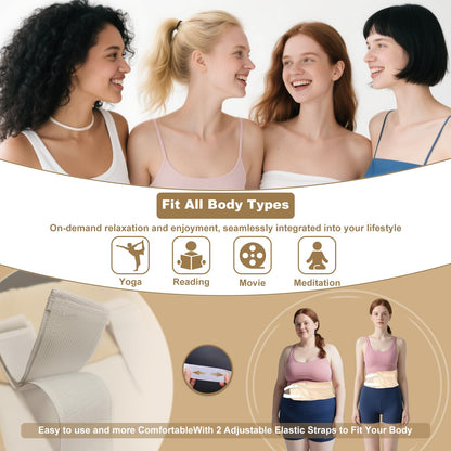 ARMINACO Castor Oil Pack Wrap – 9-Piece Full-Body Detox & Pain Relief (Adjustable)