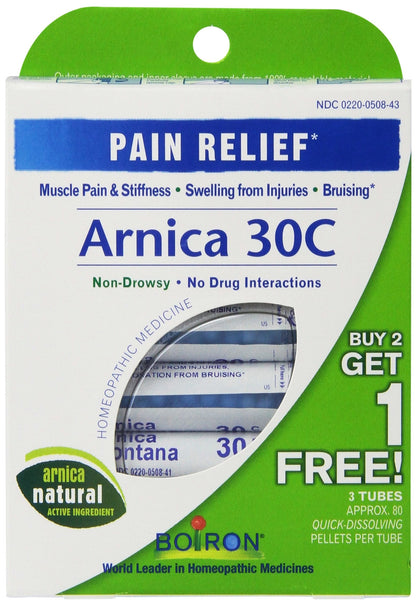 Arnica 30C Great Value – 3 Tubes Boiron