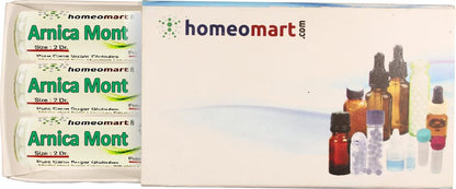 homeomart.com Arnica Montana Homeopathy Pellets (Pills) in 50M Potency, Pack of 3
