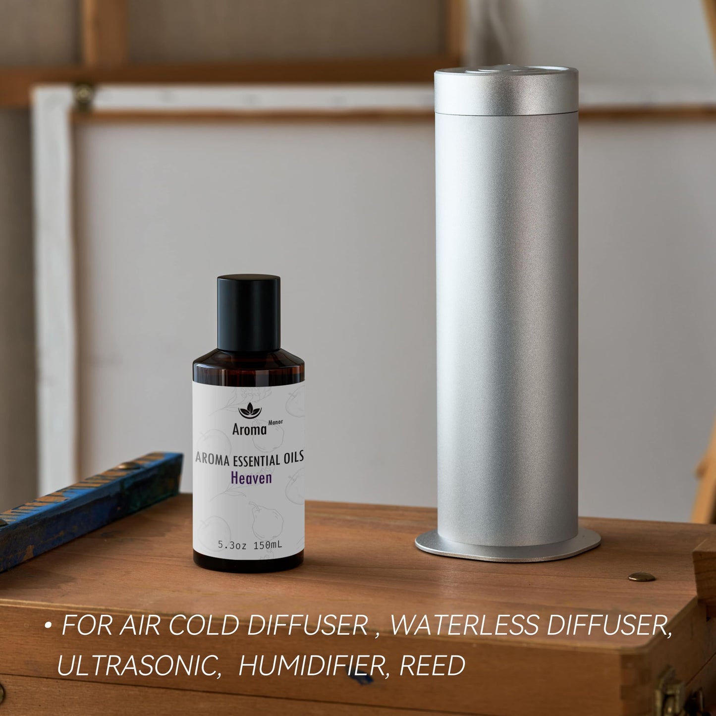 Aroma Manor Heaven Scent 150ML Diffuser Oil – Bergamot, Apple, Peach & Musk