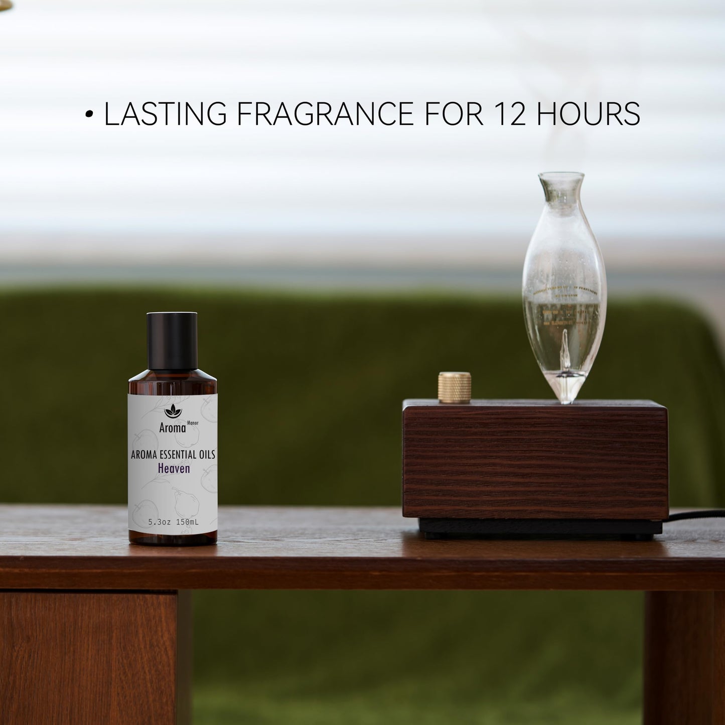 Aroma Manor Heaven Scent 150ML Diffuser Oil – Bergamot, Apple, Peach & Musk