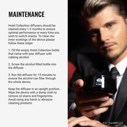 Aroma360 Hotel Collection Star Wars Empire Chauffeur Car Diffuser | Black Dark Side Edition