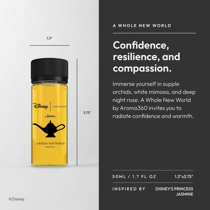 Aroma360 Disney: A Whole New World Fragrance Oil Blend | Luxury Diffuser Oil 50 mL