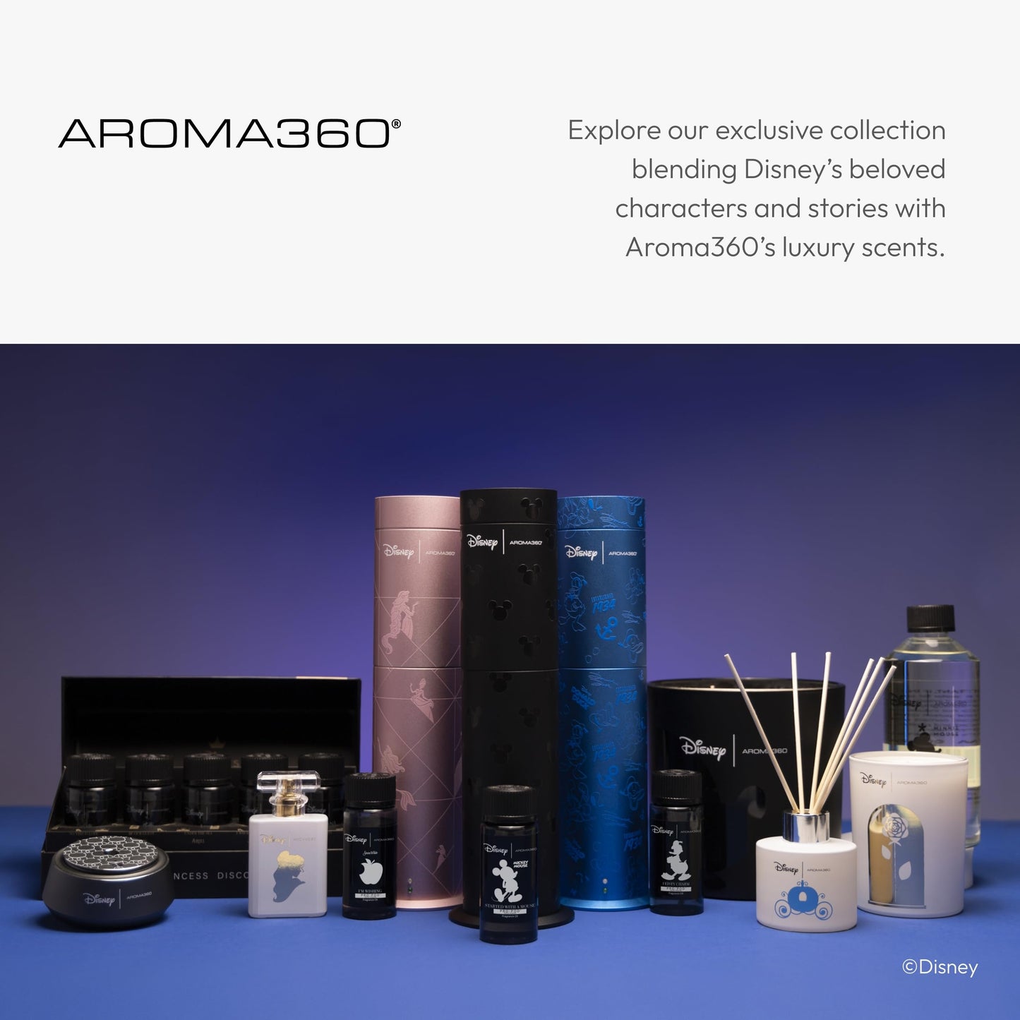 Aroma360 Disney: A Whole New World Fragrance Oil Blend | Luxury Diffuser Oil 50 mL