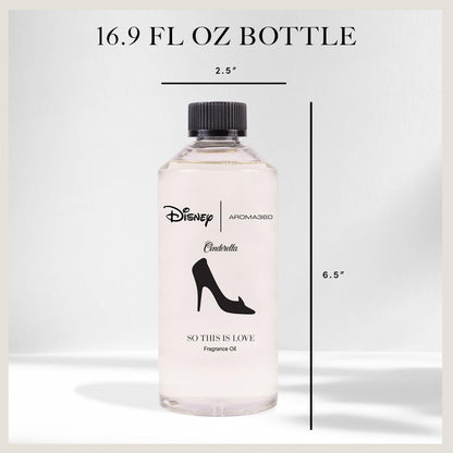 Aroma360 x Disney So This is Love Oil Blend – Pear, Jasmine & Patchouli Diffuser Oil, 16.9 oz (500 mL)