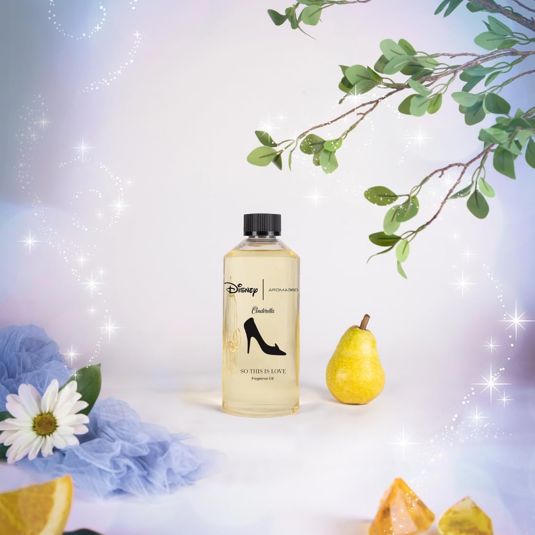 Aroma360 x Disney So This is Love Oil Blend – Pear, Jasmine & Patchouli Diffuser Oil, 16.9 oz (500 mL)