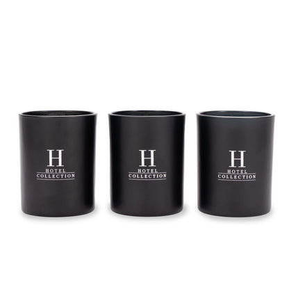 Aroma360 Hotel Collection Candle Trio Gift Set (Black Velvet) – 50-Hour Soy Candles