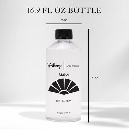 Aroma360 Disney Reflection Fragrance Oil – Mulan | Bergamot, Nutmeg & Jasmine | 16.9 fl oz