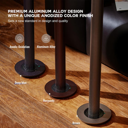 AROMASOUL 40-Inch Waterless Diffuser – App-Controlled, 2000 sq ft Coverage, Brown