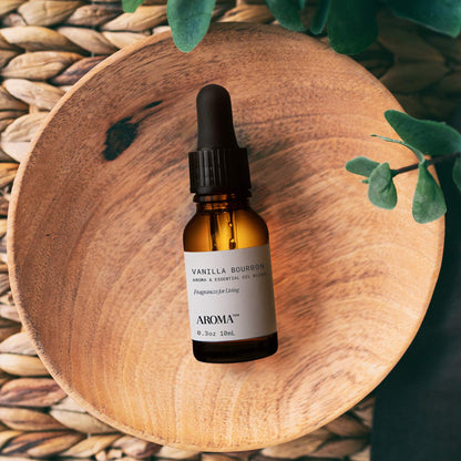 AromaTech Vanilla Bourbon Essential Oil Blend – Hotel-Inspired Vanilla, Bourbon & Oak (0.3 fl oz / 10 mL)