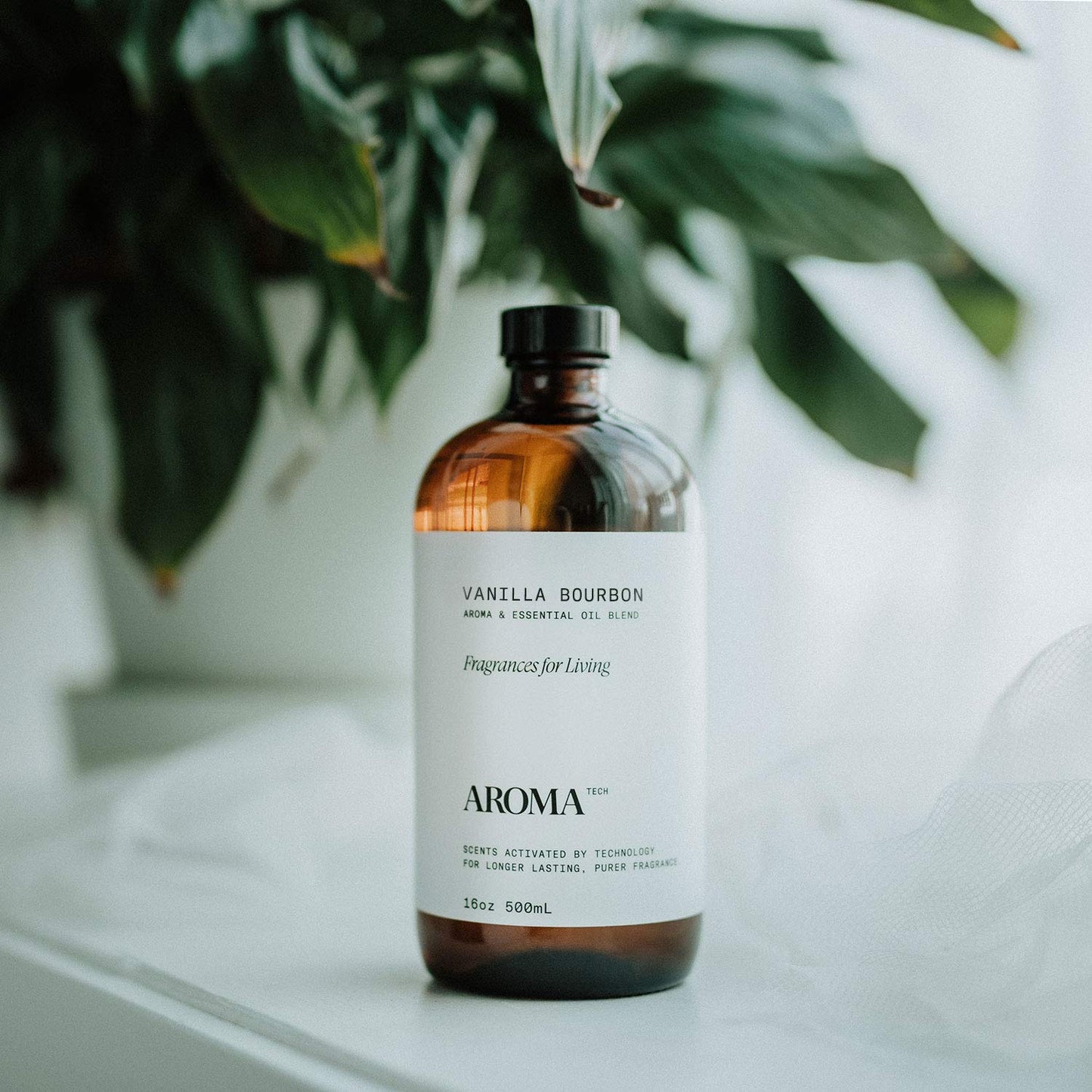AromaTech Vanilla Bourbon Aroma Essential Oil Blend - 16 oz (500 mL) for Ultrasonic Diffusers & Nebulizers