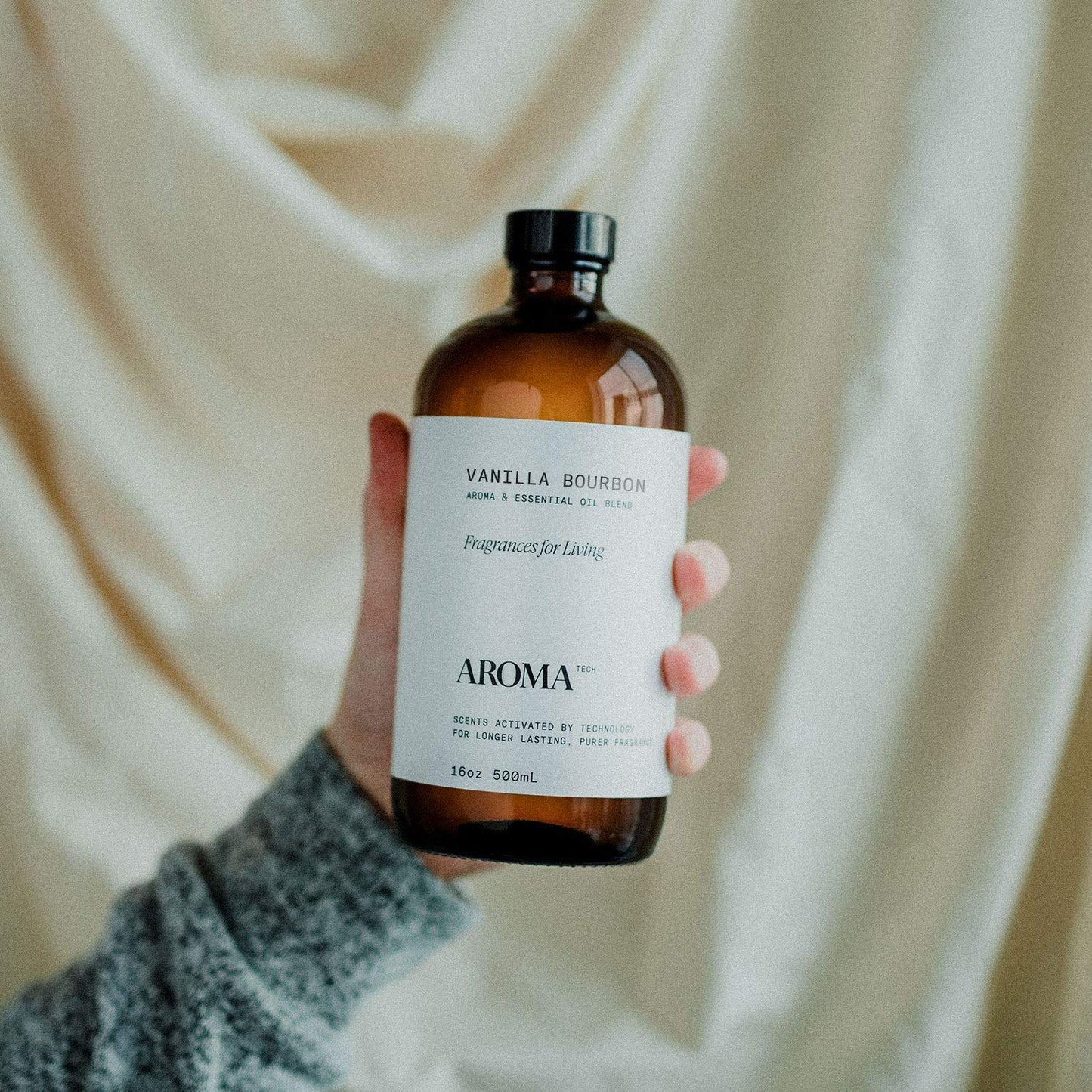 AromaTech Vanilla Bourbon Aroma Essential Oil Blend - 16 oz (500 mL) for Ultrasonic Diffusers & Nebulizers