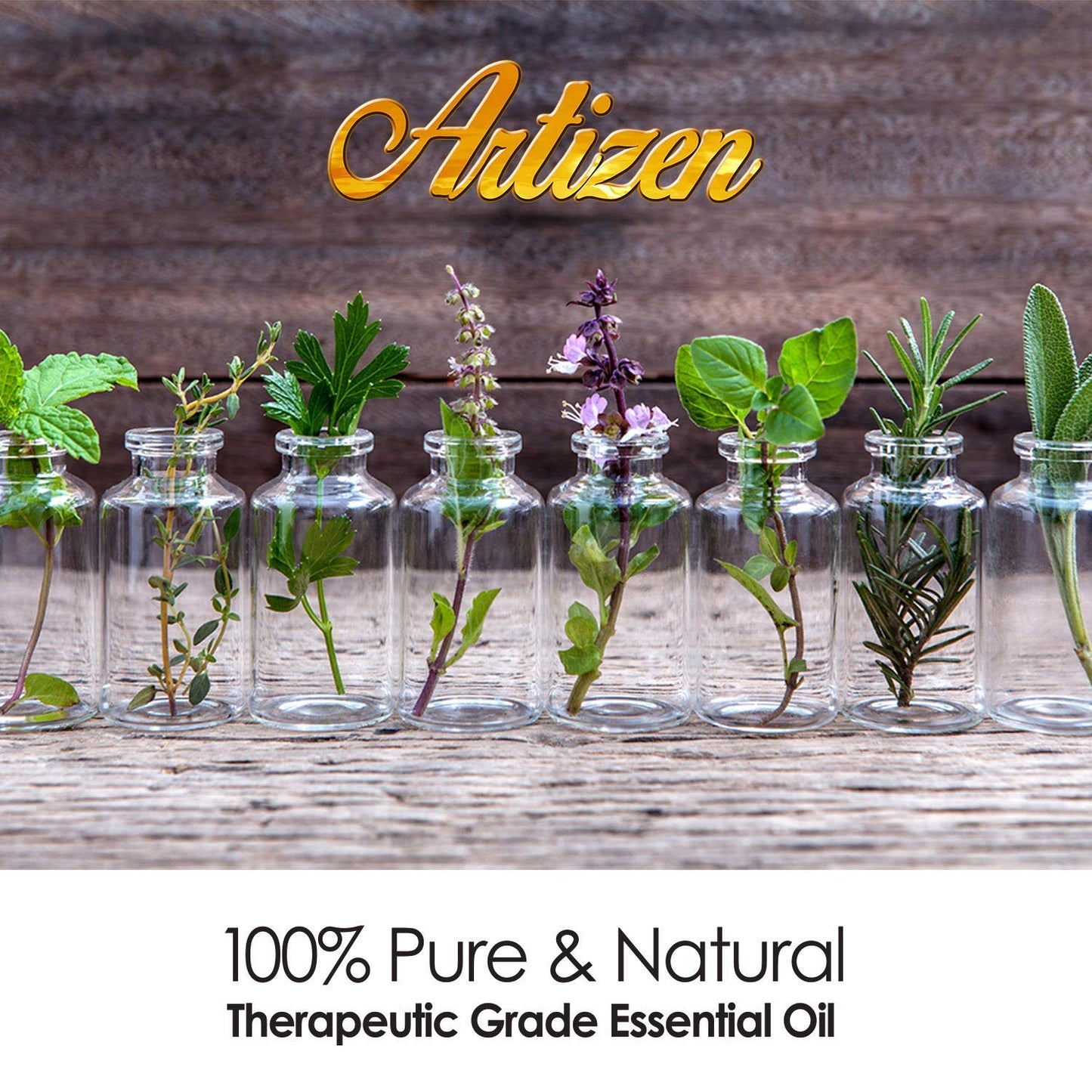 Artizen Clary Sage Essential Oil - 30ml (1 Fl Oz) - Pure & Natural