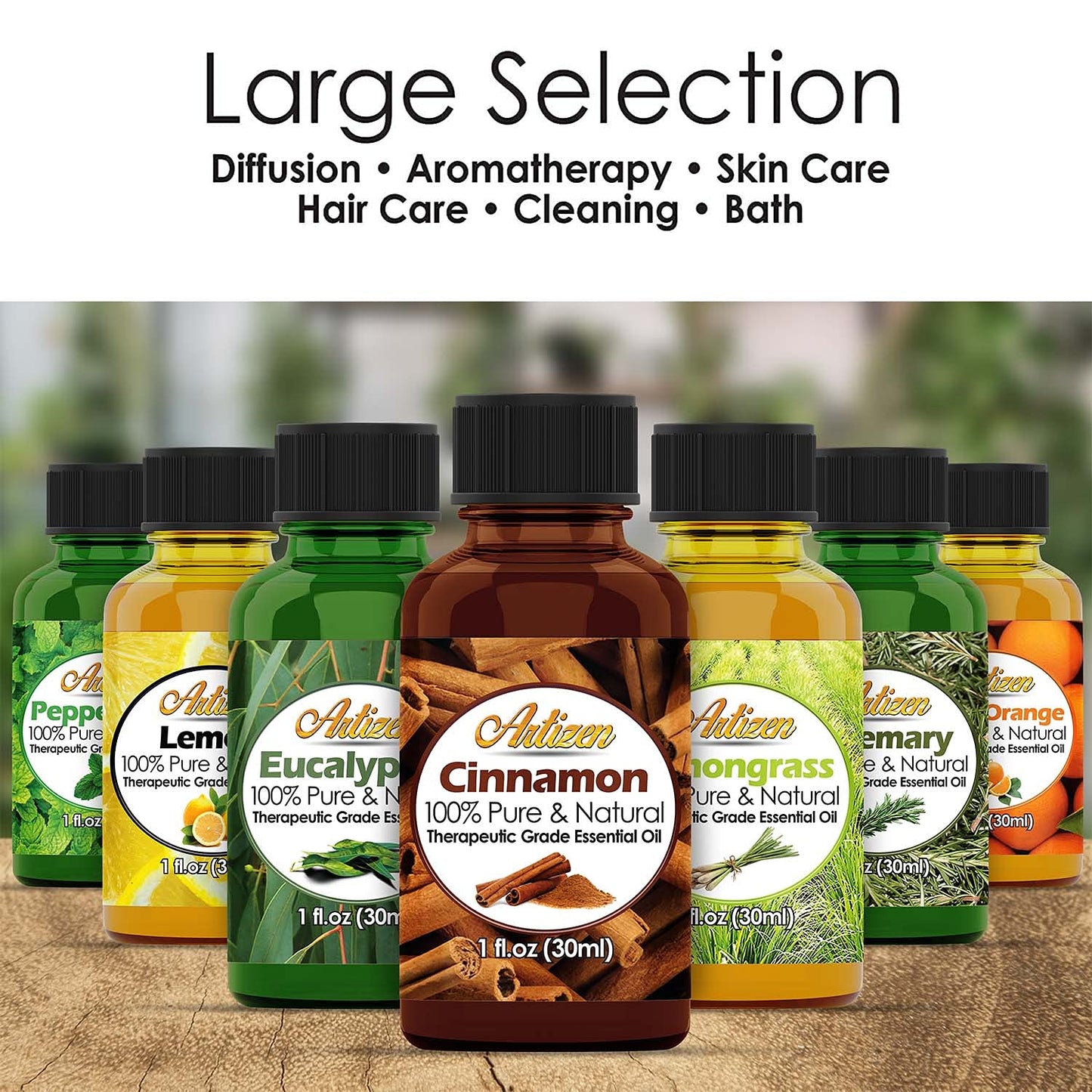 Artizen Cleaning Blend – 30 ml (1 fl oz) Essential Oils for Kitchen, Home, and Air Fresheners