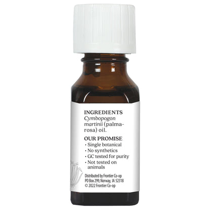 Aura Cacia Palmarosa Essential Oil 100% Pure Cymbopogon martinii – Diffuser, Skincare & Home Cleaning | 0.5 Fl Oz (Pack of 1)