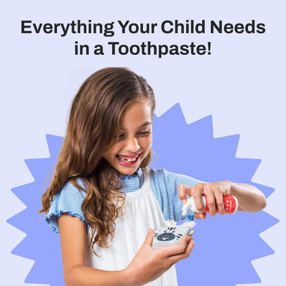autobrush Fluoride-Free Foaming Toothpaste for Kids – Bubblegum, Whitening & Deep Cleaning