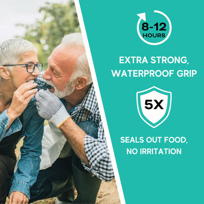 Extra Strong Denture Adhesive Cream - 12 Hour Hold, Mint, 6 Pack | Avistar