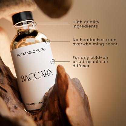 The Magic Scent Baccara Diffuser Oil – Luxury Hotel & Home Scents Inspired by Baccarat Rouge (8.5 fl oz / 250 mL)
