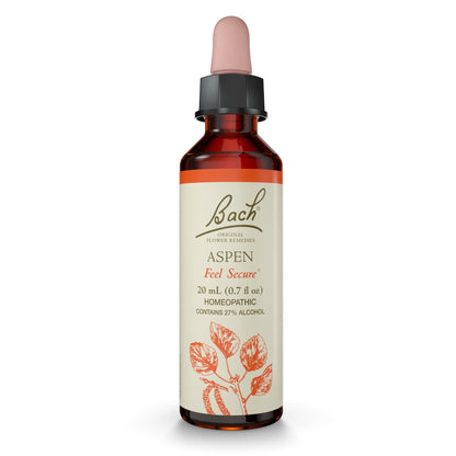 Bach Original Flower Remedies Aspen – Feel Secure – 20mL Dropper