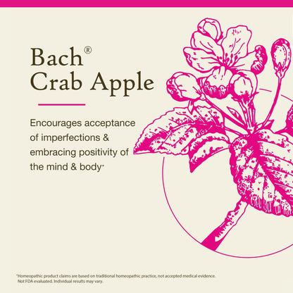 Bach Crab Apple – Accept Imperfections | Homeopathic Flower Remedy 20mL