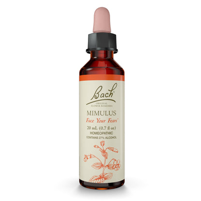 Bach Mimulus Flower Remedy – Face Your Fears | Emotional Balance | 20mL Dropper