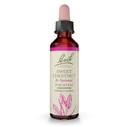 Bach Original Flower Remedies Sweet Chestnut – Be Optimistic (20mL) | Vegan, Gluten Free, Sugar Free